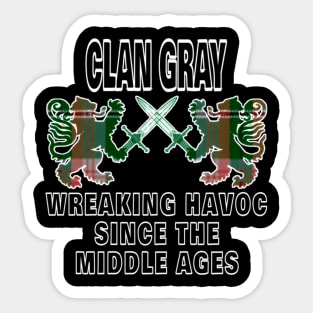 Gray Scottish Tan Scotland Family Clan Sticker